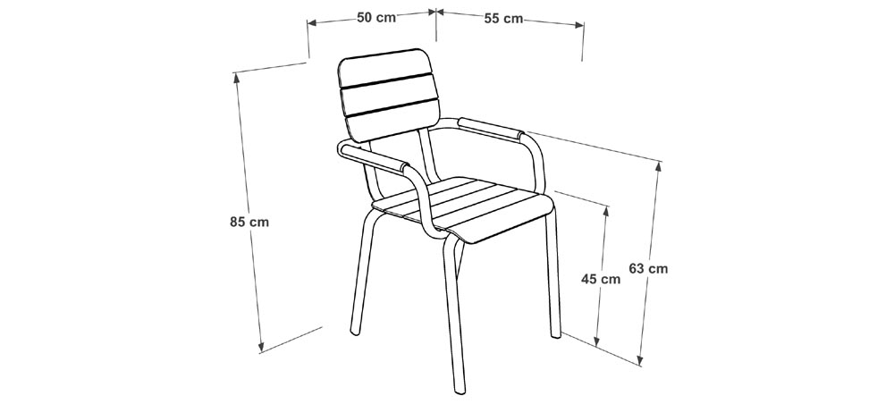 Stol Alicante Armchair Moka