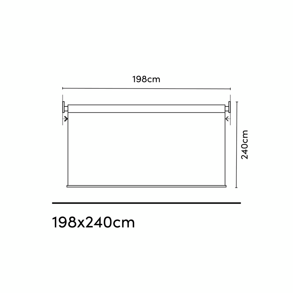 Rolo senčilo 198x240cm Antracit