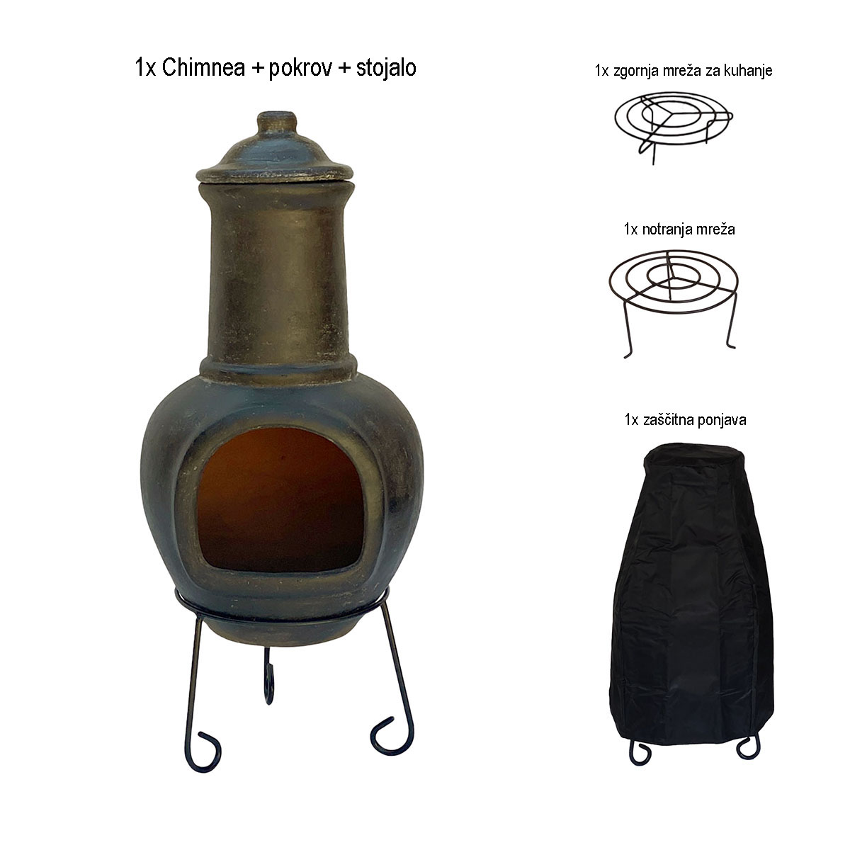 Vrtni kamin Chimenea BR