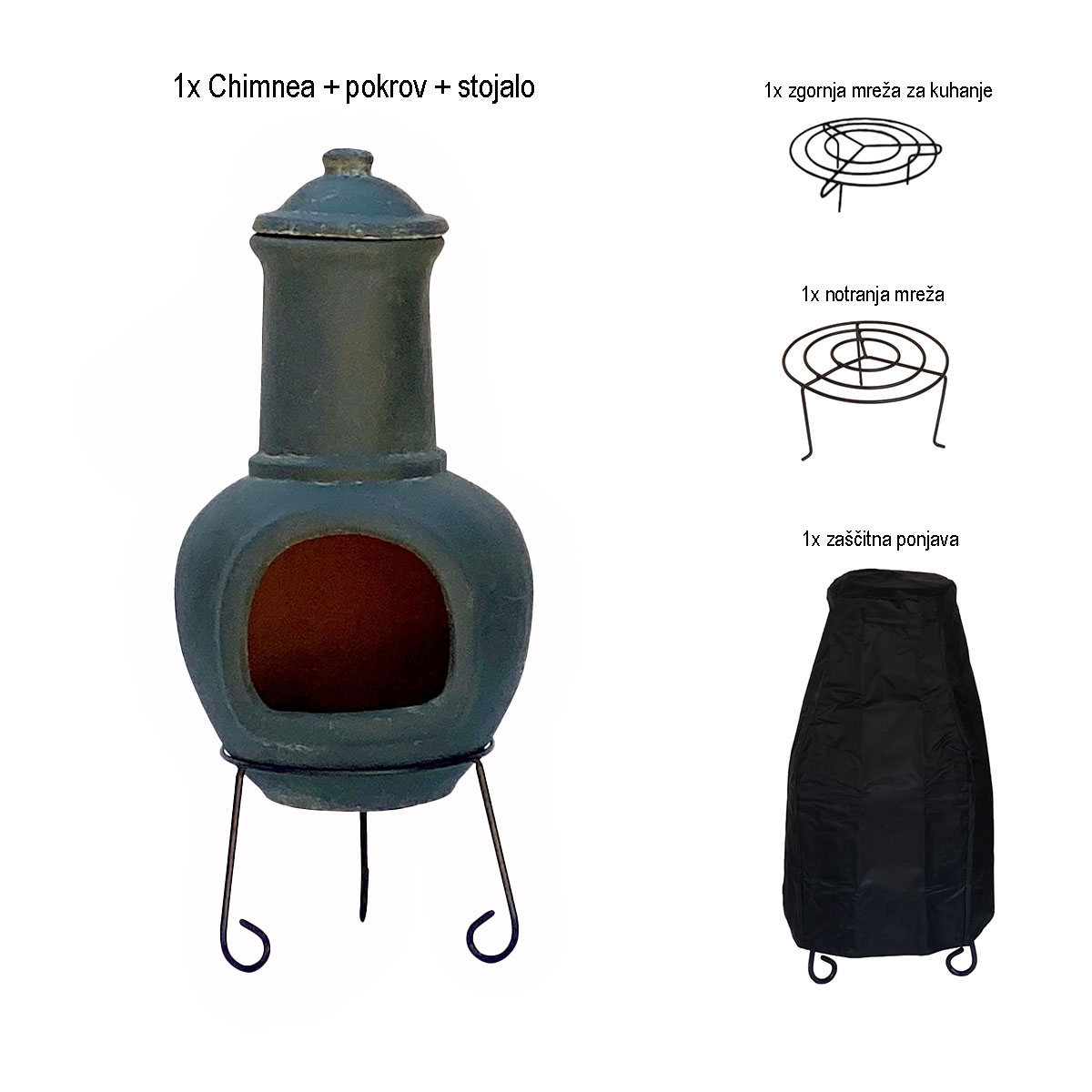 Vrtni kamin Chimenea GRS