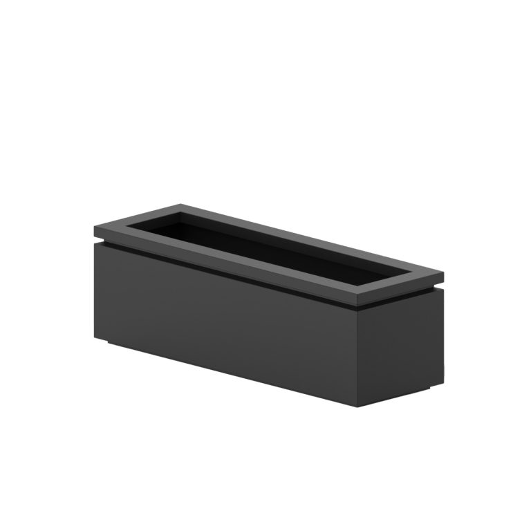 Korito za rože Tera 100x33x33 Obsidian