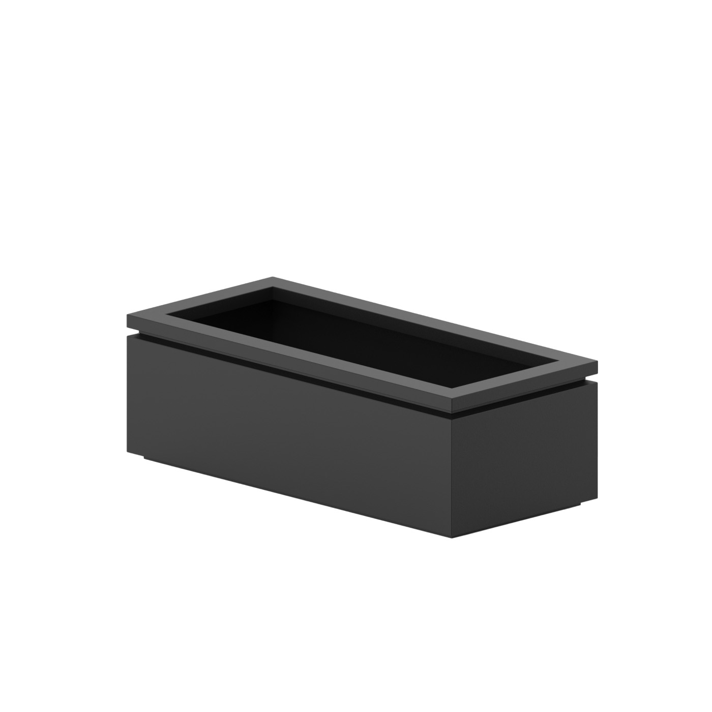 Korito za rože Tera 100x45x33 Obsidian