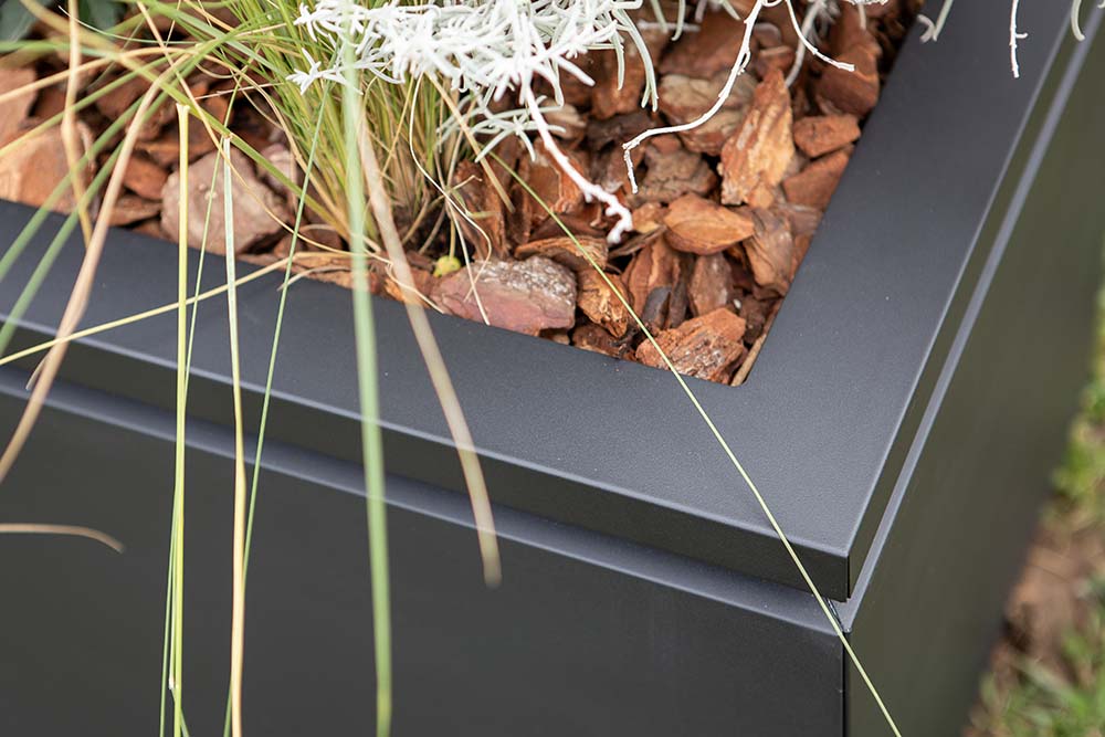 Korito za rože Tera 50x45x33 Obsidian