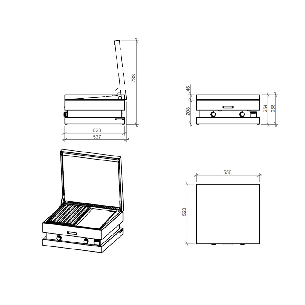 Plinski žar FGA 500