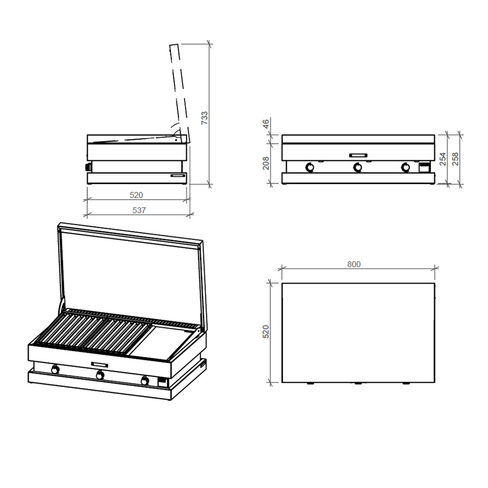 Plinski žar FGA 750