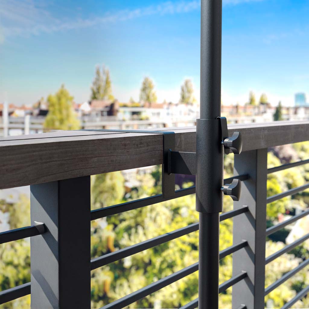 Balkonski nosilec senčnika za držalo do 173mm