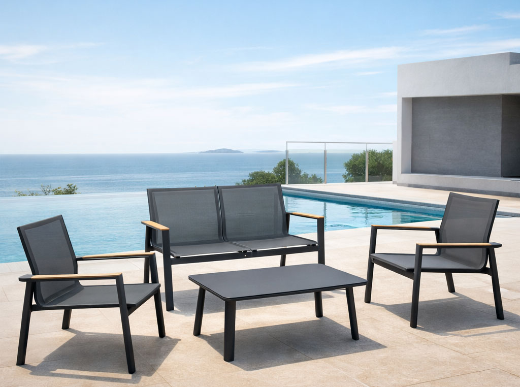 Garnitura Aspen Lounge Antracit