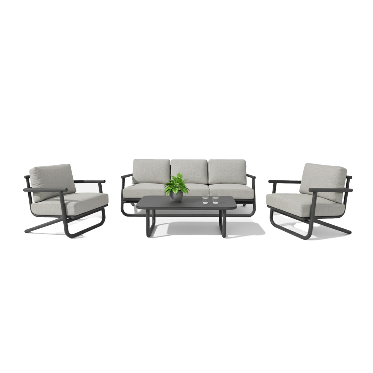 Garnitura Tober Antracit